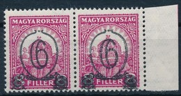 ** 1931 Kisegítő 6f/8f 506B ívszéli Pár (30.000) - Sonstige & Ohne Zuordnung