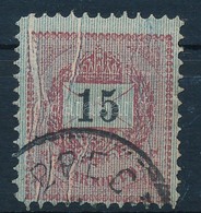 O 1888 Sztereo 15kr Papírráncokkal - Other & Unclassified