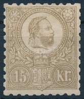 (*) 1871 Kőnyomat 15kr Díjjegyesből Kifogazott Hamisítvány összehasonlító Célra / Forgery For Comparison - Other & Unclassified