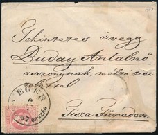 1869 5kr Levélen / On Cover 'EGER MAGYAR ORSZÁG' (Gudlin 250 Pont) - Pest - Other & Unclassified