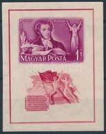 ** 1949 Puskin Vágott Blokk - Other & Unclassified