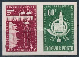 ** 1958 Szocialista Országok Postaügyi Minisztereinek Értekezlete (I.) Vágott Pár (3.000) - Sonstige & Ohne Zuordnung