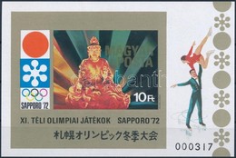** 1971 Téli Olimpia (IV.) - Sapporo Vágott Blokk (3.500) - Other & Unclassified