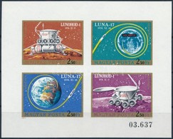 ** 1971 Luna 17- Lunohod 1 Vágott Blokk (3.500) - Other & Unclassified