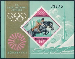 ** 1972 Olimpia (IV.) - München Vágott Blokk (4.000) - Other & Unclassified