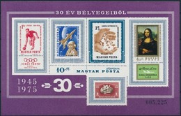 ** 1975 30 év Bélyegeiből Vágott Blokk (4.000) - Other & Unclassified