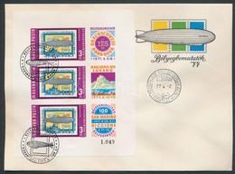 1977 Bélyegbemutatók Vágott Blokk FDC-n (4.000) - Other & Unclassified