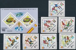 ** 1982 Labdarúgó VB (IV.) - Spanyolország Vágott Sor + Vágott Blokk (8.500) - Sonstige & Ohne Zuordnung