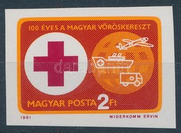 ** 1985 Vöröskereszt (VI.) Vágott Bélyeg - Other & Unclassified