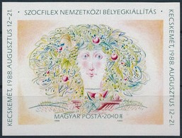 ** 1988 Szocfilex Vágott Blokk (4.000) - Other & Unclassified