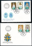 1991 Magyarországi Mária Kegyhelyek Vágott Sor 2 Db FDC-n (5.000) - Sonstige & Ohne Zuordnung