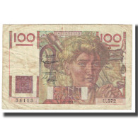 France, 100 Francs, Jeune Paysan, 1953, D AMBRIERES, GARGAM, 1953-12-03, TB - 100 F 1945-1954 ''Jeune Paysan''