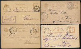 10 Db Díjjegyes Levelezőlap Az 1880-1890-es évekből - Sonstige & Ohne Zuordnung