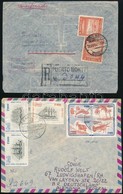 Chile 11 Db Küldemény 1947-től Az 1980-as évekig, érdekes Levelekkel - Autres & Non Classés