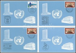 ENSZ Genf 22 Db Kék Alkalmi Levelezőlap 1979-1980 - Other & Unclassified
