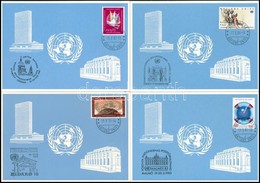 ENSZ Genf 23 Db Kék Alkalmi Levelezőlap 1978-1984 - Other & Unclassified
