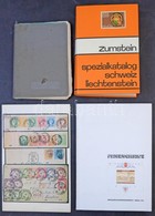 Zumstein Spezialkatalog Schweiz Liechtenstein 1978 + Sobetzky: Österreich Flugpostkatalog Wien 1938 + WIPA 1981 + Treasu - Other & Unclassified