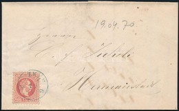 1870 Számlalevél 5kr Határőrvidék Okmánybélyeggel + 5kr Bélyegen 'RUSZKBERG' - Otros & Sin Clasificación