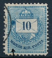 O 1881 10kr Nagy Festékfolttal (ex Lovász) - Other & Unclassified