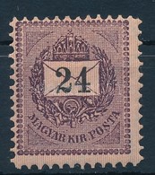* 1889 Elektro 24kr 11 1/2 Fogazással (6.000) - Other & Unclassified