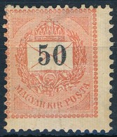 (*) 1889 50kr 'E' Mindkét Irányban Elfogazva / Shifted Perforation - Otros & Sin Clasificación