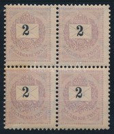 ** 1898 2kr Négyestömb / Block Of 4 (rozsda / Stain) - Sonstige & Ohne Zuordnung