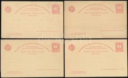 1880 6 Db Válaszos Levelezőlap - UPU, IV. Vízjellel, Hibás / Damaged (12.000) - Otros & Sin Clasificación