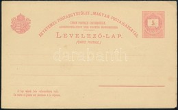 1880 Válaszos Levelezőlap (UPU) IV. Vízjel (főlapon Kis Szakadás) - Other & Unclassified