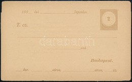 1884 Adóintés 'C' Minta (9.000) - Sonstige & Ohne Zuordnung