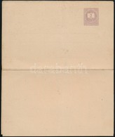 1884 2kr Hivatalos Levelezőlap Az Országos Magyar Gazdasági Egyesület Részére -szövegnyomás Nélkül (6.000) - Sonstige & Ohne Zuordnung