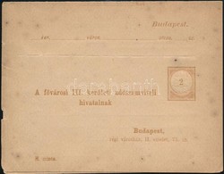 1886 Használatlan Adóintés 'H' Minta, Egyszer Hajtott / Folded (6.000) - Sonstige & Ohne Zuordnung