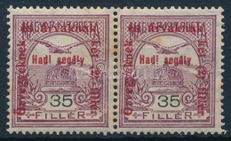 ** 1915 Hadisegély 35f Pár, 1 Bélyeg II. Típusú - Other & Unclassified