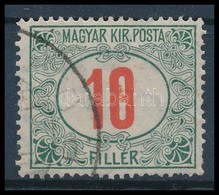 O 1915 Pirosszámú Portó 10f Festékfolt A '0' - Ban - Other & Unclassified