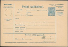 ~1910 Magyar Nyelvű Fehér Postai Szállítólevél 10f - Otros & Sin Clasificación