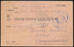 1915 Tábori Posta Levelezőlap 'K.u.K. KORPS-TELEPHON-ABTEILUNG Nr.4.' + 'TP 58' - Otros & Sin Clasificación