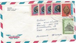 COVER CORREO ECUADOR - VIA AIR MAIL- GUAYAQUIL - KONZANZ - GERMANY. - Equateur