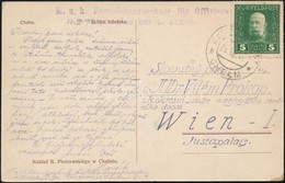 1916 Tábori Posta Képeslap 'EP CHELM B' + 'Ku.K. Fortbildungsschule Für Offiziers Aspiranten Der 4. Armee.' - Sonstige & Ohne Zuordnung