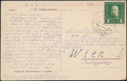 1916 Tábori Posta Képeslap 'EP CHELM B' + 'Ku.K. Fortbildungsschule Für Offiziers Aspiranten Der 4. Armee.' - Other & Unclassified