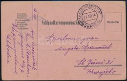 1916 Tábori Posta Levelezőlap 'K.u.K. BAUKOMPAGNIE 21/97' + 'EP SCHKODRA B' - Other & Unclassified