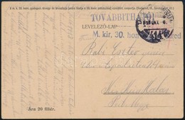 1918 Tábori Posta Képeslap / Field Postcard 'M.kir. 30. Honv. Gyal. Ezred II. Zlj.' + 'TP 414' - Other & Unclassified