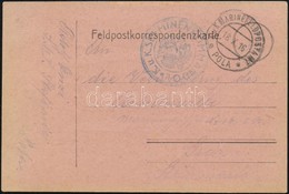 1916 Tábori Posta Képeslap Az SMS Stefánia Hajóról Küldve / Field Postcard From The SMS Stefania 'K.u.k.  SEEMINENKOMMAN - Other & Unclassified