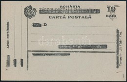 Kolozsvár 1919 Használatlan Felülnyomott  Tábori Lap Bodor Vizsgálójellel - Other & Unclassified