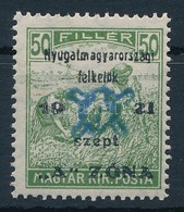 ** Nyugat-Magyarország II. 1921 Arató 50f Garancia Nélkül (18.000) - Other & Unclassified