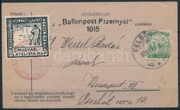 1926 Przemysl Ballonposta Emlékrepülés Levelezőlap - Sonstige & Ohne Zuordnung