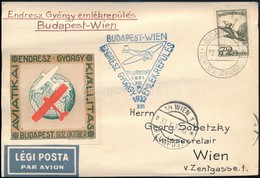 1931 Endresz György Emlékrepülés Alkalmi Levelezőlap - Sonstige & Ohne Zuordnung