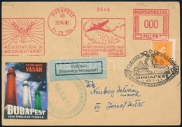 1939 Nemzetközi Vásár Futott Levelezőlap Levélzáróval - Other & Unclassified