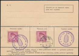 1939 Űrlap 'MAGYAR KIR. POSTA 109' Gumibélyegzéssel - Other & Unclassified