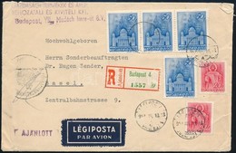 1943 Ajánlott Légi Levél Svájcba - Other & Unclassified