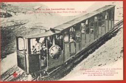 Les Locomotives - Suisse- Collection Fleury N° 186-Chemin De Fer à Crémaillere Du Mont-Pilat-Recto Verso - Equipment