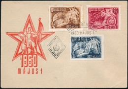 1950 Május 1. (I.) Sor FDC - Other & Unclassified